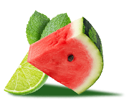 Jugo de sandia con limón en vaso